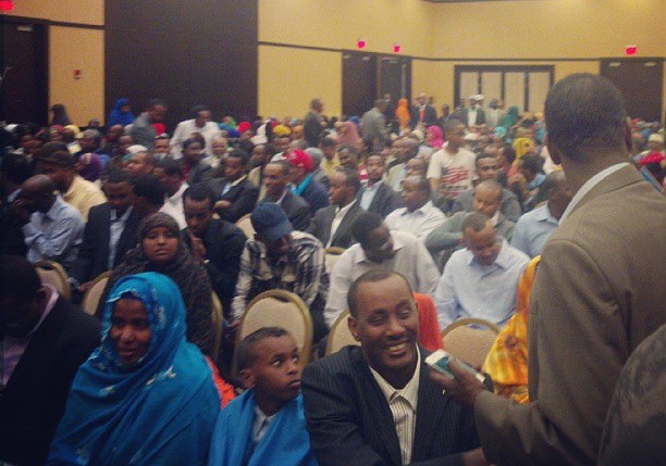 Somalia President Visits Somali Population in Columbus, Ohio