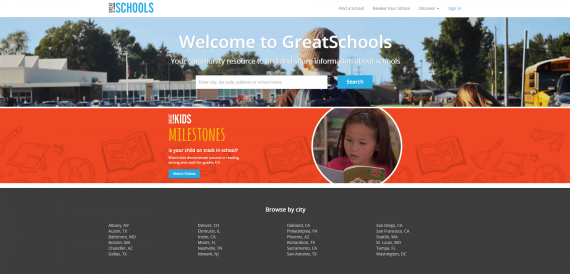 greatschools.com screen shot